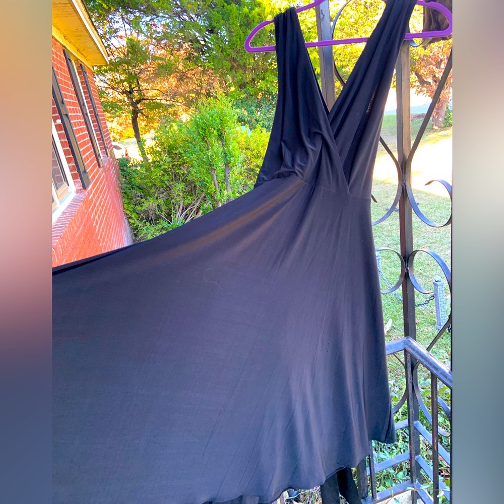 Convertible black tie dress